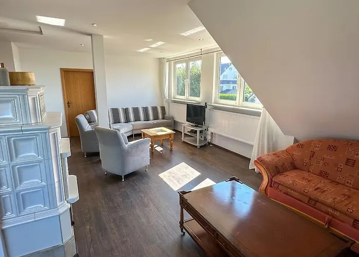 Bovenappartement In Met Balkon En Uitzicht Over Het Bos Winterberg