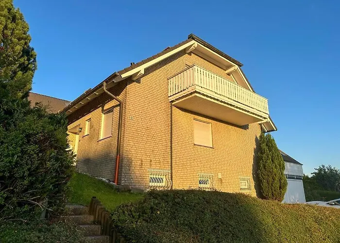 Bovenappartement In Met Balkon En Uitzicht Over Het Bos * Winterberg